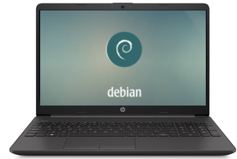 Portatile LinuxBook 15inc con sistema operativo Linux Debian 12 immune a virus e malware processore Intel Celeron 8Gb RAM 2933 MHz DDR4 SSD NVMe HD 1366x768 pixel
